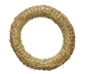 Couronnes de paille, boucles d'oreilles, couronne de porte, couronne décorative, couronne vierge, boucle d'oreille - Diamètres différents au choix - 40 cm