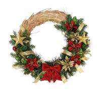 Couronnes de paille pour travaux manuels - 11,81 pouces, 13,78 pouces Décoration rustique naturelle pour la maison | Décoration de couronne artisanale pour hiver, fournitures de fête d'anniversaire de