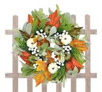 Couronnes de porte, couronnes d'automne | Couronnes de récolte pour couronnes d'automne, Thanksgiving - Guirlande d'artiste d'automne : surprenez votre famille et vos amis avec une belle couronne
