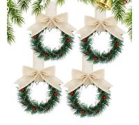 Couronnes de pour Porte d'entrée - Couronnes de à Installation sans Effort, Couronne de Porte en matériau de qualité | Décorations de Couronne de pour intérieur et extérieur, ma