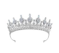 Couronnes, diadèmes, tiares, Diadème, couronne de princesse, diadème de mariage, coiffure de mariée princesse, couronne en strass faite à la main, diadème de mariage, bandeau de fête, bijoux de cheveu