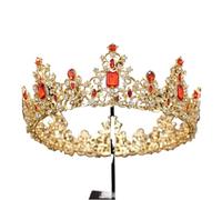 Couronnes, diadèmes, tiares, Diadème, Couronne de Princesse, Diadème de Mariage Princesse Mariée Couronne de Mariage Coiffe Or Couleurs Cristal Diadèmes Cheveux Reine Roi Diadème Tête Ornements (Coule