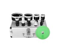 VEVOR Lot de 6 Couronnes Diamantées 20/25/35/50/75/100 mm, Kit de Scies Cloches avec Fraise à Doigt, Lame de Scie Conique et Etui de Rangement pour Sec et Humide, Forets de Forage pour Carrelage