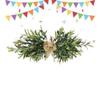 Couronnes d'olive pour la Porte d'entrée, Couronne de Branche d'artificielle - 23,62 Pouces Feuilles d'olive Garland - Couronne de Verdure, Pendentif en Arc de Mariage pour décoration de