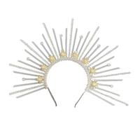 Couronnes D'or Bandes De Cheveux Cosplay Déesse Coiffure Couronnes Fête Halloween Costume Étoile À Cinq Branches Rond Bandeau Fête Halloween Sorcière Bandeaux