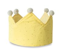 Couronnes en mousseline avec impression jaune - Set 05