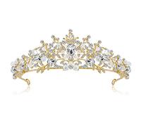 Couronnes pour Femmes Crowns Crystal Floral Couronnes et Tiaras Balay Break Binky Tiaras(B)