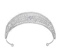 Couronnes pour femmes, princesse reine vintage Crown Tiaras, filles adultes accessoires de cheveux de mariée pour le bal de mariage d'anniversaire, fête de mariage, concours