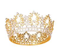 Couronnes pour femmes, Vofler Queen Tiara baroque vintage cristal strass bandeau décoration de cheveux