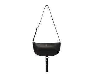 Courrèges - Eclipse Leather Bag - Femme - Sacs - Noir - Taille: ONE Size
