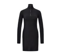 Courrèges, Femme, Robes, Noir, Taille: 40 FR Mini-robe en laine mérinos avec col montant