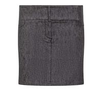 Courrèges - Mini-jupe en mélange de coton avec ceinture - Femme - Jupes - Gris - Taille: 36 FR