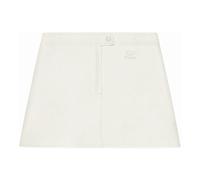 Courrèges - Mini-jupe en twill de coton enduit - Femme - Jupes - Blanc - Taille: 40 FR