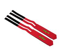 COURROIE CALE PIED LARGE ROUGE AVEC SCRATCH (PAIRE) POUR FIXIE ...