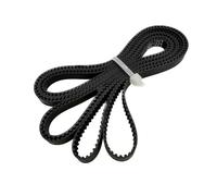 Courroie coulissante Courroie 2GT largeur 6mm GT2, périmètre synchronisation 872~2000mm, pièces d'imprimante 3D, Courroie synchrone transmission crantée moto(2GT-1324mm)