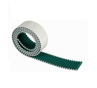 Courroie Courroie Transmission À Ouverte Polyuréthane Pour Entraînement Par Ouvre-porte Garage Ceinture Porte Tissu Enduit Couleur Blanche Transmission Courroies(2M,12mm)