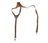 Courroie d'appareil Photo Reflex Mains Libres Bandoulière en Cuir Anti-Rayures élargi élégant pour l'alpinisme (Bandoulière Droite)