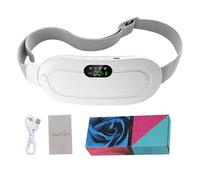 Courroie de chaleur rechargeable - Tampon de chauffage électrique, réchauffeur d'affichage numérique | Tampon de compression réglable avec 4 niveaux de chaleur, ceinture de soulagement des crampes de