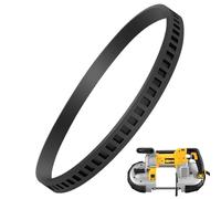 Courroie de conduite de scie à ruban, bande de caoutchouc de scie à bande | Paquet de 2 ceintures de pneus de coupe à poulie,Pièces de remplacement compactes, accessoires de scie à bande, pièces de sc