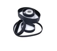 Courroie de distribution 2GT, largeur 6mm, périmètre 326-400mm, 2M, boucle fermée en caoutchouc synchrone, 1 pièce(372mm)