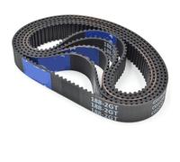 Courroie de distribution 2M 2GT Lp = 170 172 174 176 178 192 194 196 198 200 202 204 206 208 largeur 6/9mm caoutchouc(208-2GT-(104 Teeth),2PCS_9MM)