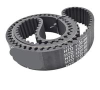 Courroie de distribution 8M Lp=1112 1120 1128 1136 1144 1152 1160 1168 1176 1184 1192-232 Largeur 30 mm Caoutchouc 1 pièce(1208-8M-(151 Teeth))