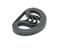 Courroie de distribution HTD 2M à boucle fermée en caoutchouc, largeur 4/6 mm, longueur 118-376 mm, entraînement par dents HTD2M(166mm,1PCS_6MM)