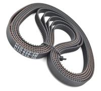 Courroie de distribution HTD 3.0M, Lp= 681 684 687 690, largeur 6-30 mm, caoutchouc, lot de 2(687-3M-(229 Teeth),2PCS_25MM)