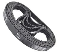 Courroie de distribution HTD 5M, compatible avec les moteurs Lp 430, 470, 475, 480, 485, 490, 495, 500, 505, 510 et 515, largeur 9-30 mm, en caoutchouc HTD5M (lot de 2).(440-5M-(88 Teeth))