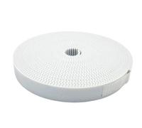 Courroie de distribution HTD 5M, largeur 15 mm, pas 5 mm, PU avec âme en acier - Courroie synchrone ouverte de 10 mètres for machines industrielles