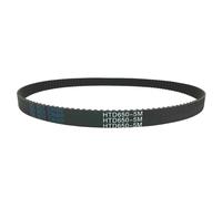 Courroie de distribution HTD5M, 640/645/650/655mm, longueur 10/15/20/25mm, largeur, pas de 5mm, dents de poulie en caoutchouc(645mm,1PC_25MM)