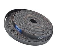 Courroie de distribution ouverte 2GT Largeur 6 mm 9 mm RF Caoutchouc Petit jeu Faible vibration de poussière(9mm-(RF-Yellow))