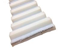 Courroie de distribution ouverte à âme en acier, Courroie synchrone ouverte avec âme en acier PU, pas XH 22,225 mm, largeur 50,8/76,2/100 mm, longueurs multiples, blanche(50.8mm(2inch),8Meters)