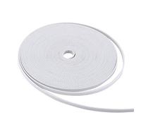 Courroie de distribution ouverte blanche de 10M GT2 pour l'unité centrale de l'imprimante 3D 6mm large avec le noyau en acier