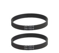 Courroie de distribution synchrone 2GT/2M, 2 pièces, périmètre 140/142/150/160/180mm, largeur 6mm, pièce de rechange for convoyeur synchrone for aspirateur(2M-150-6)