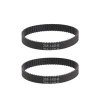 Courroie de distribution synchrone 2GT/2M, 2 pièces, périmètre 140/142/150/160/180mm, largeur 6mm, pièce de rechange for convoyeur synchrone for aspirateur(2M-140-6)