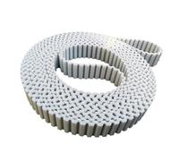Courroie de distribution synchrone à double denture en fil d'acier blanc T10-1800 mm, largeur 32 mm(1PC_25MM)
