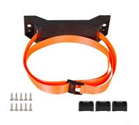 Courroie de fixation pour bouteille de gaz de voiture pour camping-car, yacht, véhicules avec accessoires de montage et vis pour un transport et un rangement sécurisés (orange, 1,5 m)