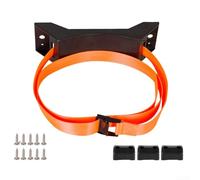 Courroie de fixation robuste pour bouteille de gaz pour chargement et véhicule, convient pour camping-car, yacht, laboratoire et industriel, avec sangle réglable en nylon (orange, 1,5 m)