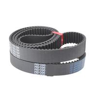 Courroie de jante HTD5M 925/930/935/940/950/955/960/965, courroie de Transmission à dents en arc de cercle, largeur 15/20/25/30mm, pas de dents 5mm(HTD5M925-185 Teeth,1PC_15MM)