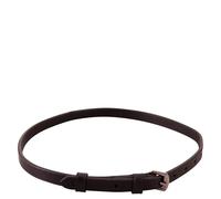 Courroie de muserolle pour cheval en cuir sans fixation Premiere Noir Full
