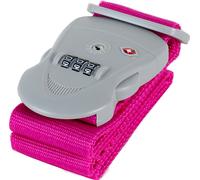 Courroie de sécurité pour valise avec serrure à code TSA ROCK TA-0011 - rose