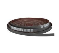 Courroie de synchronisation synchrone ouverte 2GT, largeur 6mm, pas de bande en caoutchouc GT2 2mm, résistant à l'usure for pièces d'imprimante 3D Ender 3, 2/5/10M(GATES-LL-RF 9mm,5M)