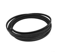 Courroie de tambour de sèche-linge GE pour modèles Hotpoint WE03X29897 - 4 nervures résistantes - Noir