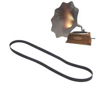 Courroie de tourne-disque, remplacement de la courroie du tourne-disque en caoutchouc noir avec une bonne élasticité Courroie de remplacement du tourne-disque phonographe (#1)