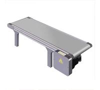 Courroie de Transmission, Courroie de Transmission de Bureau 50 cm, convoyeur Alimentaire pour chaîne de Montage, Corps Tout Aluminium et Moteur Silencieux, régulation de Vitesse e