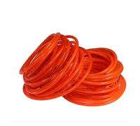 Courroie De Transmission Courroie D'entraînement Ronde En PU Cordon Fondable Diamètre 2/2,5/3/3,5/4/5/6/7/8/9/10/12mm Bandes Transporteuses Polyuréthane Orange(2M Red,5mm)