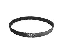 courroie de transmission crantée Courroie de distribution d'entraînement 1.5x70, courroie en caoutchouc 70 dents 329.70mm largeur 10mm Courroie de transmission CVT(1pcs)