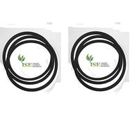 Courroie de transmission et courroie de plateau de rechange ISE® pour Husqvarna CTH 174 Numéros des pièces de rechange : 532 44 18-34 et 532 44 58-34.