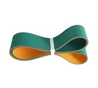 Courroie de transmission plate en nylon de 40 mm de largeur, périmètre de 850 mm à 2 100 mm, courroie d'entraînement industrielle jaune-verte(980x40x3mm)